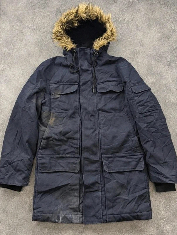 Veste L.O.G.G. Workwear Vintage Utility Beige Toile Épaisse Taille S