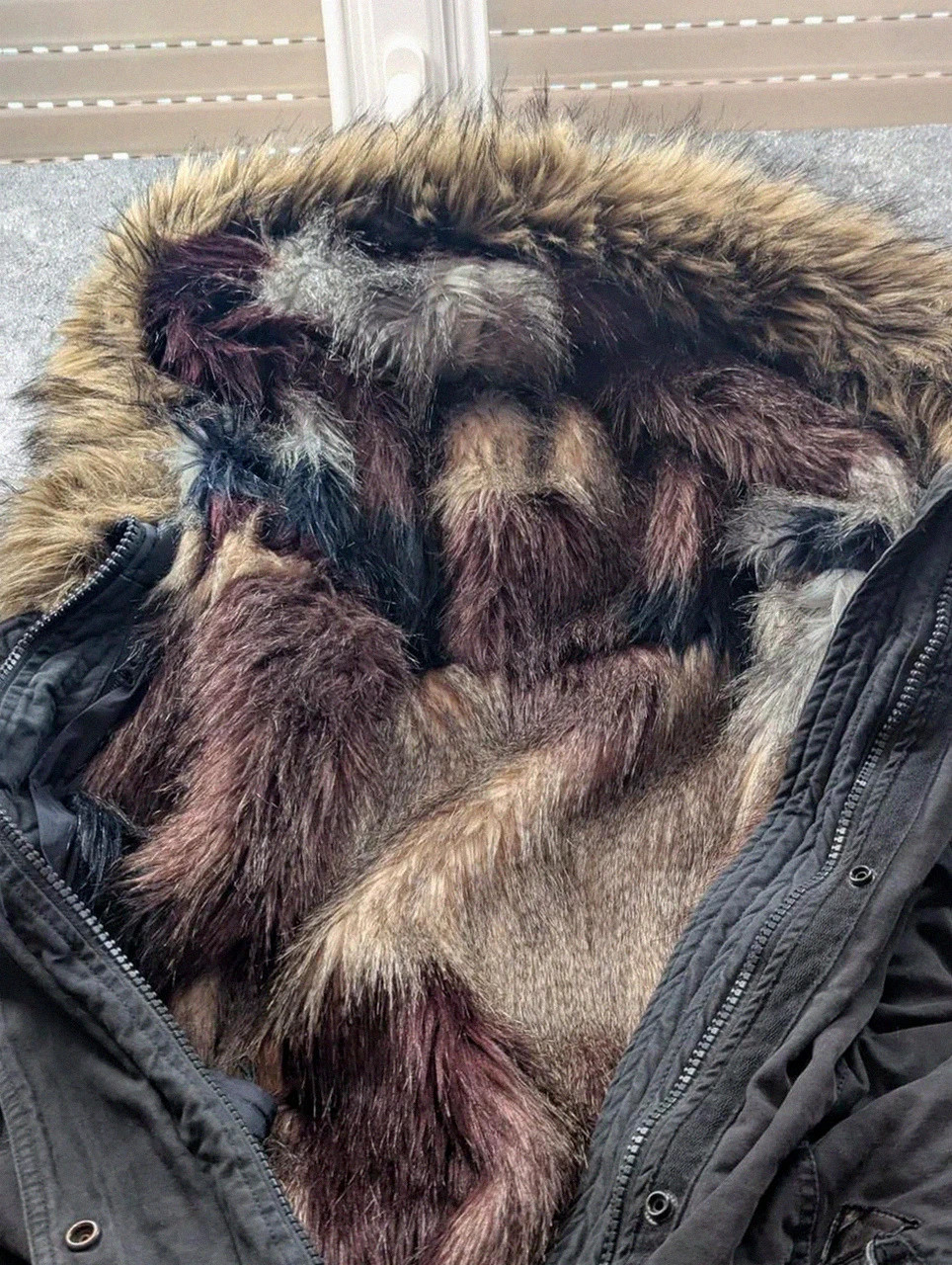 Khujo MERYEM2 parka longue 2-en-1 fausse fourrure amovible gilet Y2K – Xxl – khujo – taille XXL / 44 / 16 5