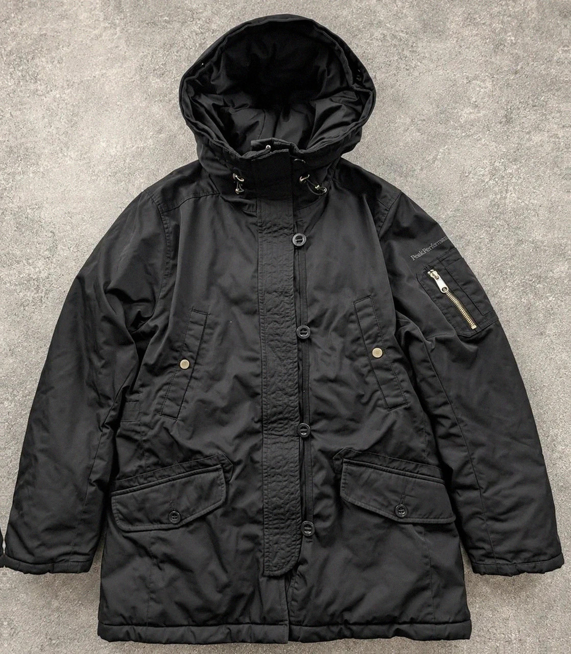 Peak Performance Groa J Parka Technique Outdoor Noire Matelassée Taille M – Peak Performance – taille M