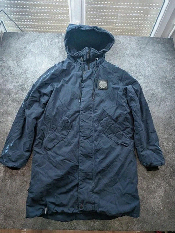 Parka Khujo Genuine HOOK2 M bleu marine – doublée chaude Utility Outdoor Y2K – khujo – taille M 2