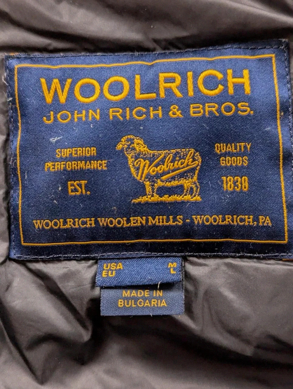 Parka Ramar Cloth Woolrich John Rich & Bros Vintage Outdoor 60/40 Kaki Beige L – Woolrich – taille L 5