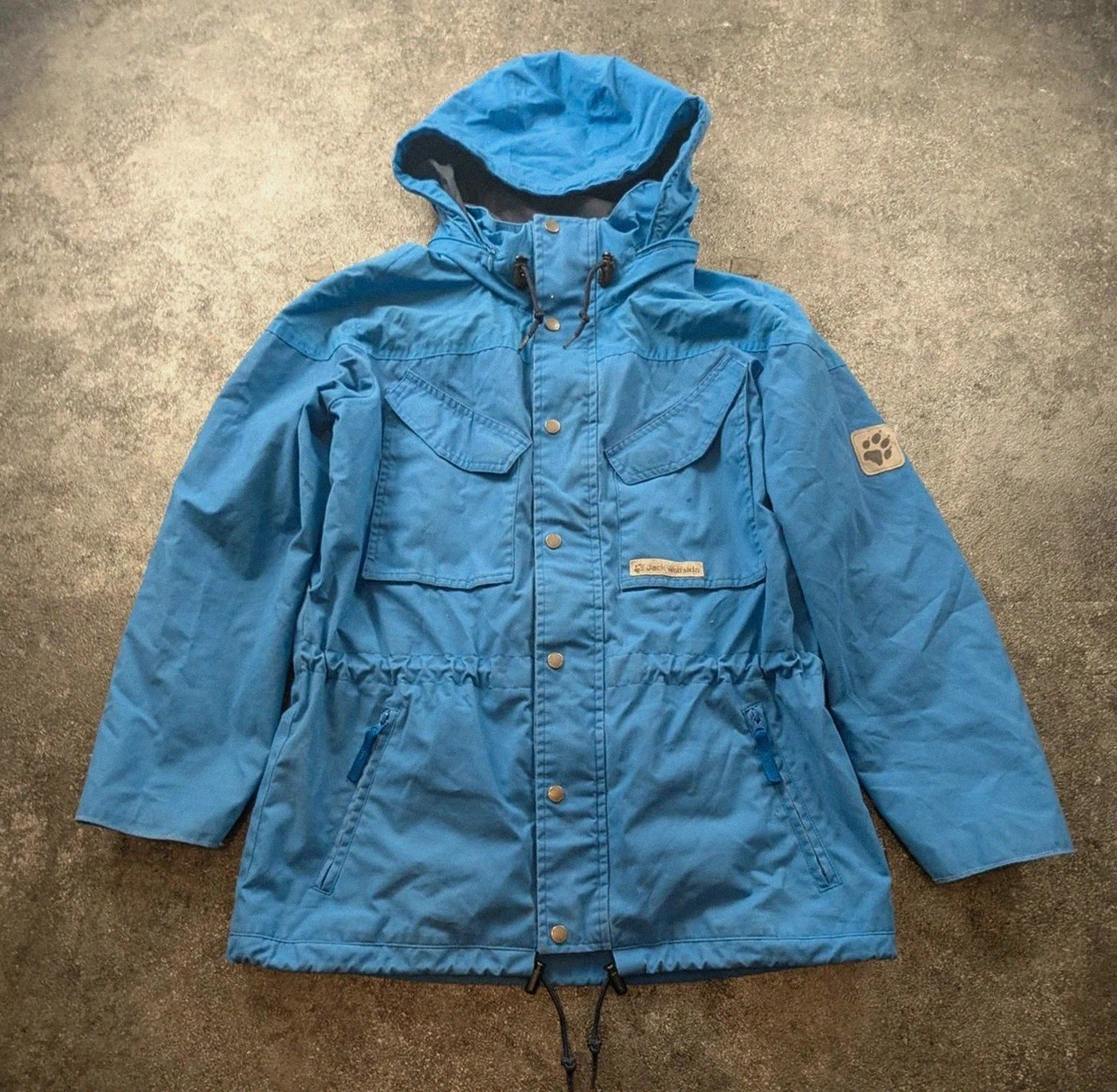 Jack Wolfskin Function 65 veste parka outdoor vintage bleu S – Gorpcore Hiking 90s – Jack Wolfskin – taille S 2