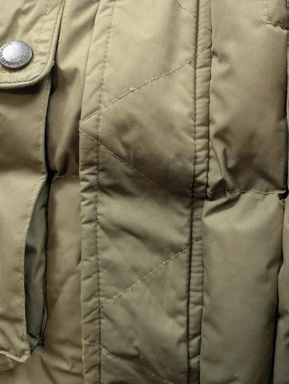 Criminal Damage London Parka Doudoune Kaki Fourrure Streetwear Utility Y2K S – Criminal Damage – taille S 5