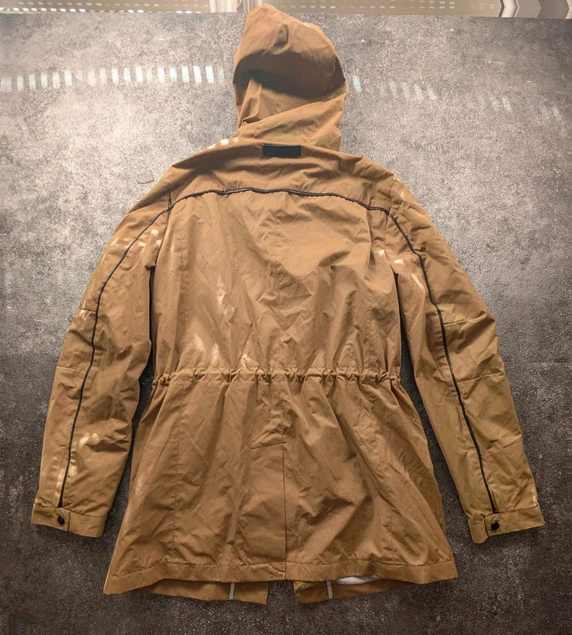 Parka Calvin Klein femme M camel – veste légère outdoor utility mi-saison – Calvin Klein – taille M / 38 / 10 3