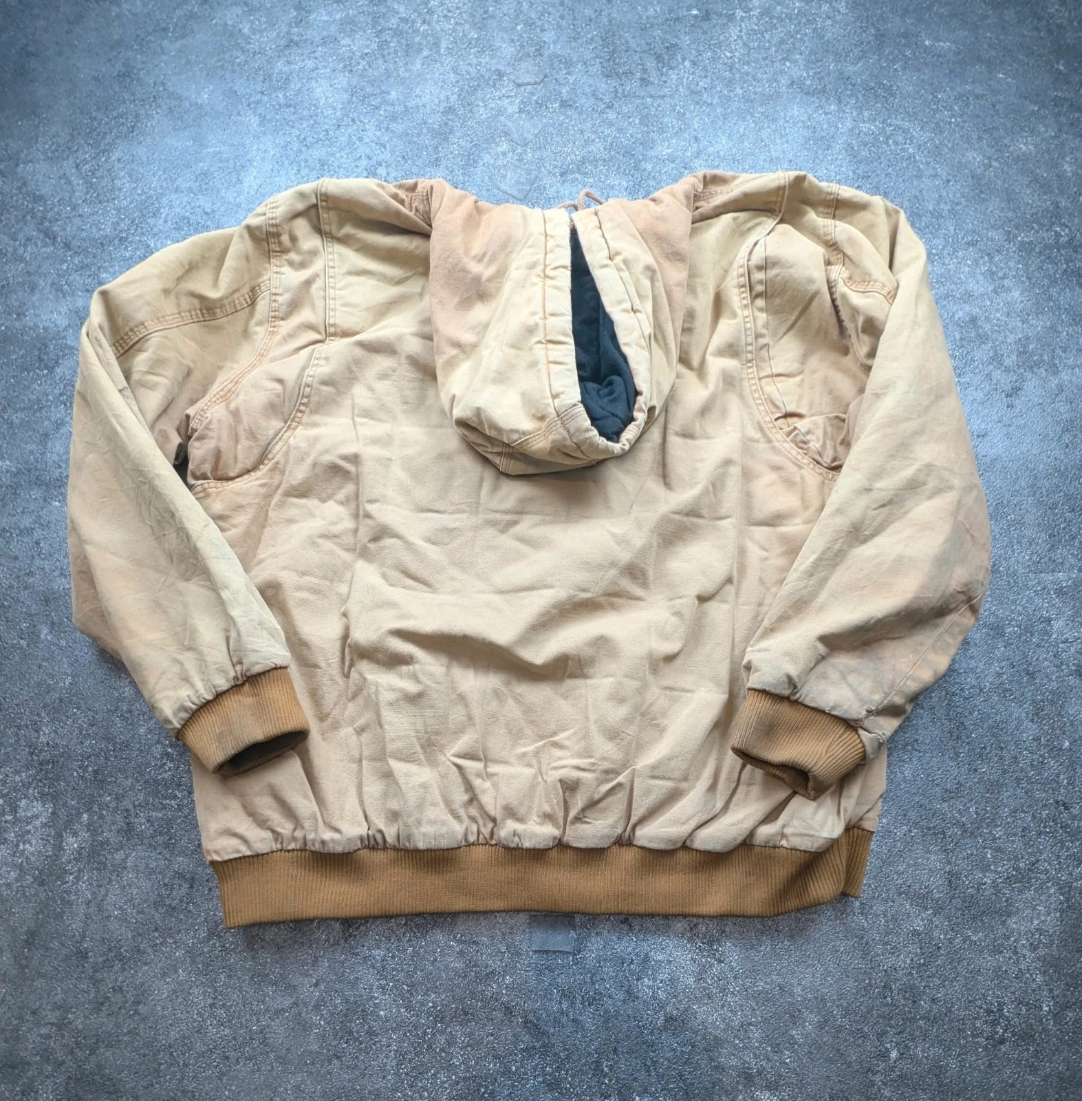 Brazos Work Force Active Jacket 2XL XL oversize Workwear Canvas beige vintage – WORKWEAR – taille XXL 3