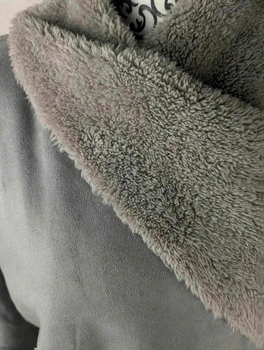 Manteau hivernal Laura di Sarpi très chaud doublé polaire gris pilou pilou – femme – Laura di Sarpi – taille L / 40 / 12 2