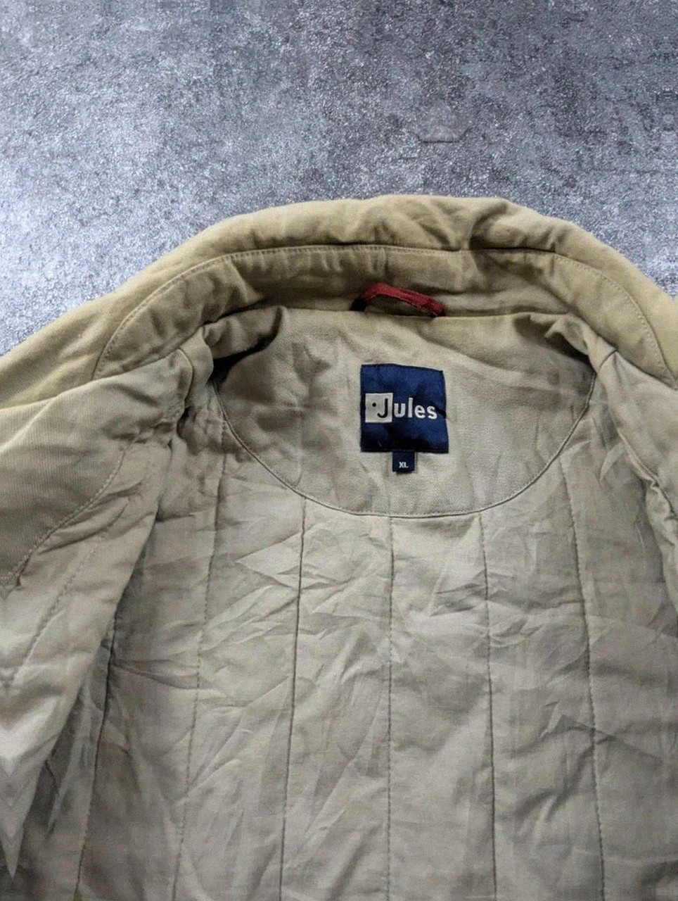 Veste Jules XL Workwear Vintage Beige – Worker Jacket Utility Toile Matelassée – WORKWEAR – taille XL 4