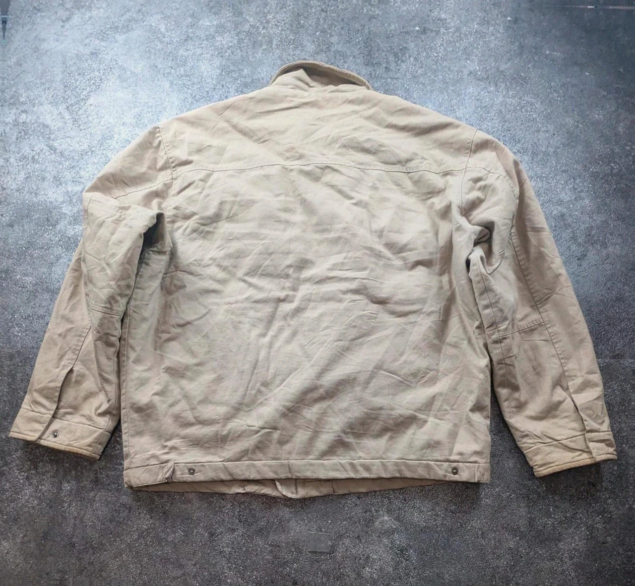 Veste Jules XL Workwear Vintage Beige – Worker Jacket Utility Toile Matelassée – WORKWEAR – taille XL 5