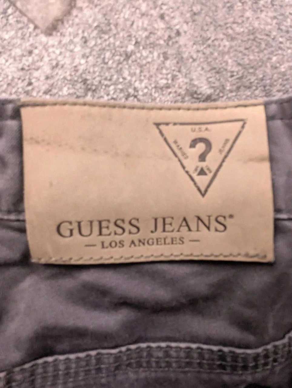 Jeans Guess Double Knee W34 env. gris distressed carpenter workwear Y2K – GUESS – taille W34 | FR 44 4