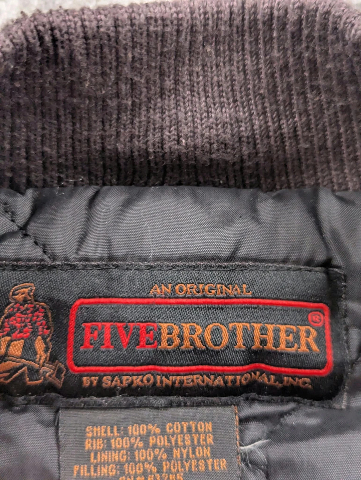 FiveBrother gilet workwear marron 2XL/3XL matelassé utility vest coton – WORKWEAR – taille XXL 4