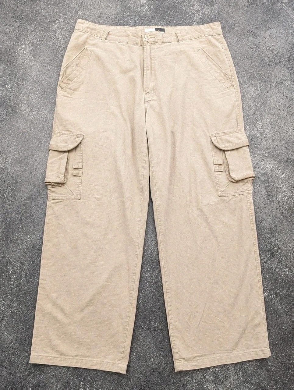 Quinze & Treize 15/13 pantalon cargo large rugby vintage 100% coton workwear L/XL mixte