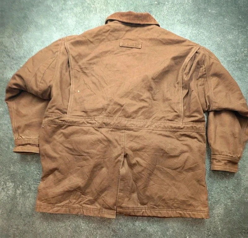 Five Brother Field Jacket Chore Coat Workwear 2XL marron col velours doublée vintage – WORKWEAR – taille XXL 5