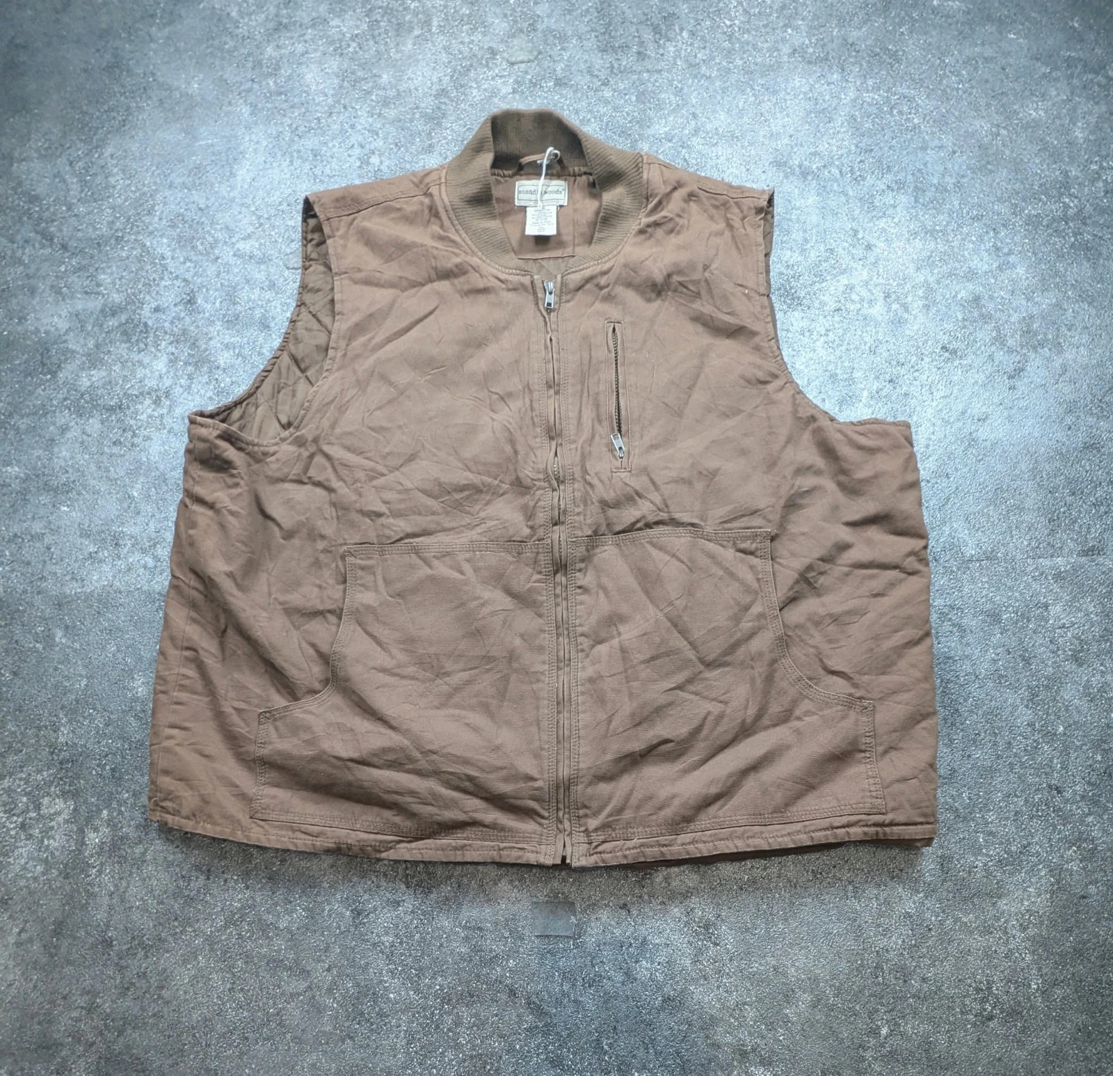 Scandia Woods gilet workwear utility marron 2XL / XL matelassé – WORKWEAR – taille XXL 2