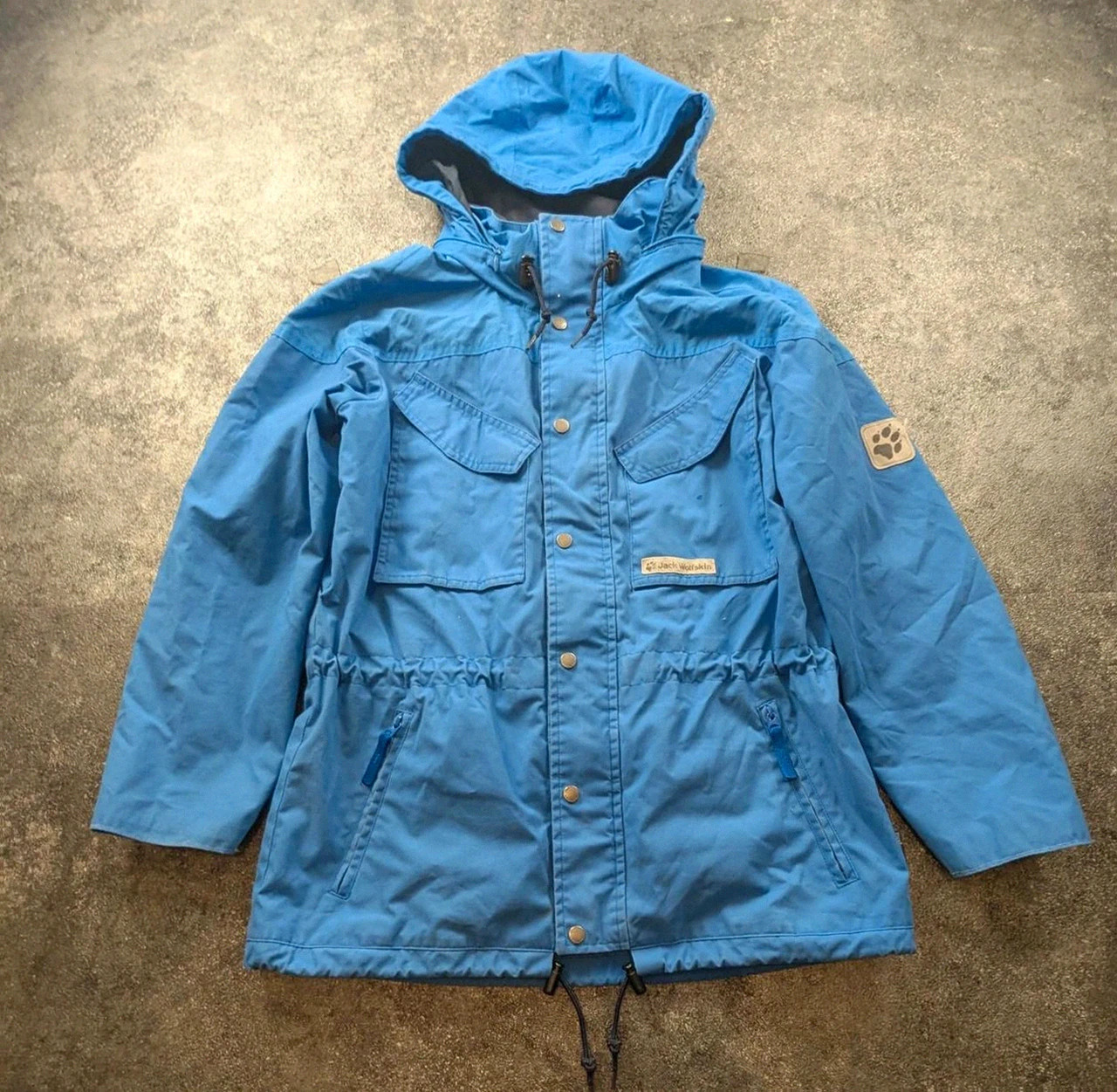 Jack Wolfskin Function 65 veste parka outdoor vintage bleu S – Gorpcore Hiking 90s – Jack Wolfskin – taille S 2