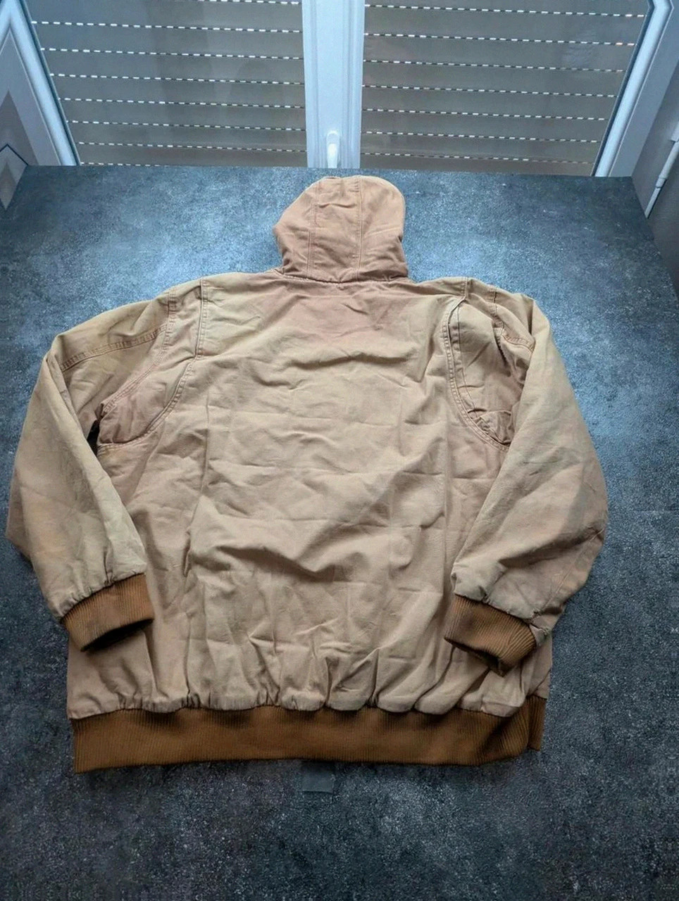 Brazos Work Force Active Jacket 2XL XL oversize Workwear Canvas beige vintage – WORKWEAR – taille XXL 4