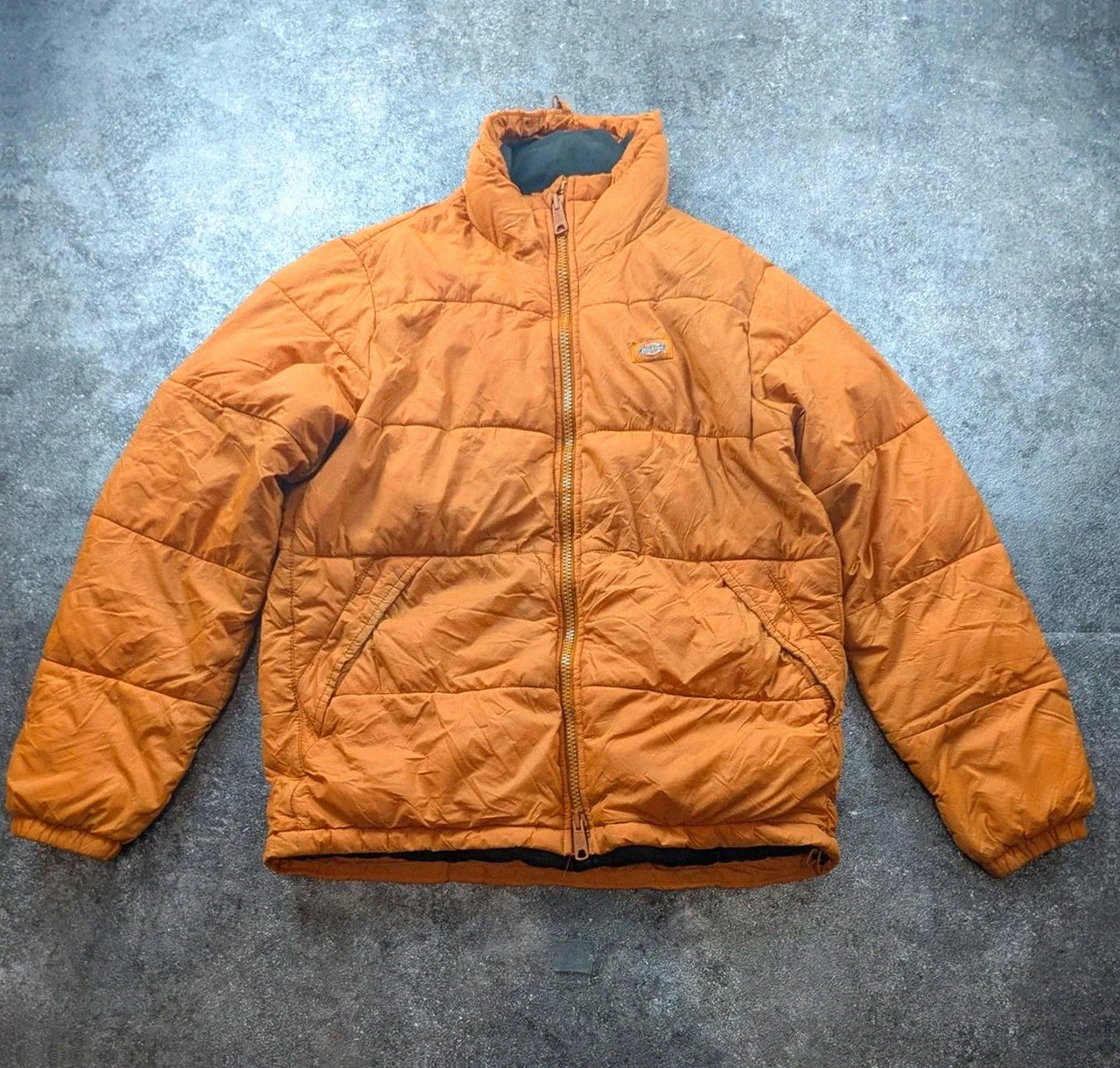 Dickies Doudoune Matelassée Homme Coloris Camel / Ocre Taille S (convient plutôt à un L) – Dickies – taille S 2
