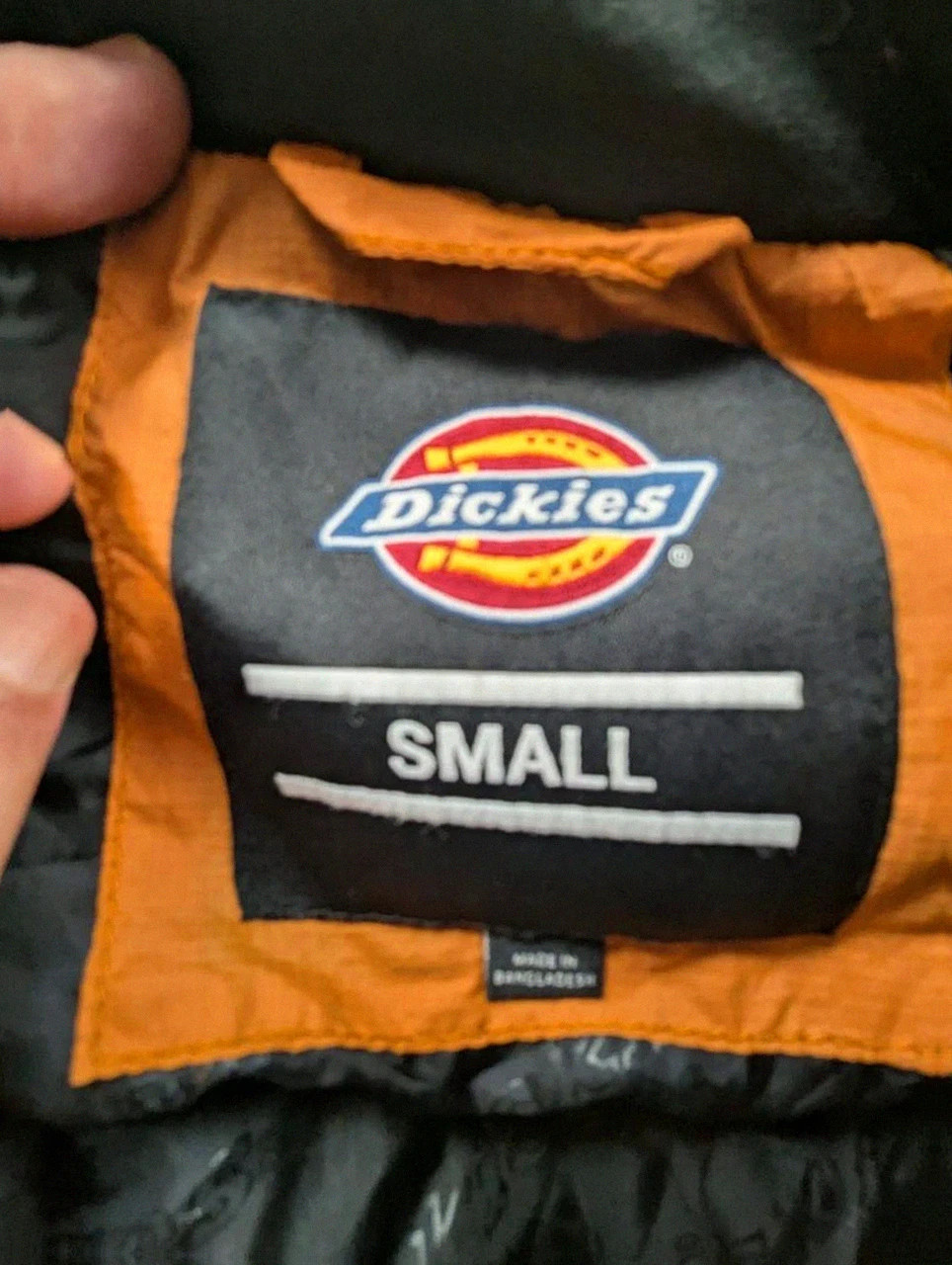 Dickies Doudoune Matelassée Homme Coloris Camel / Ocre Taille S (convient plutôt à un L) – Dickies – taille S 5