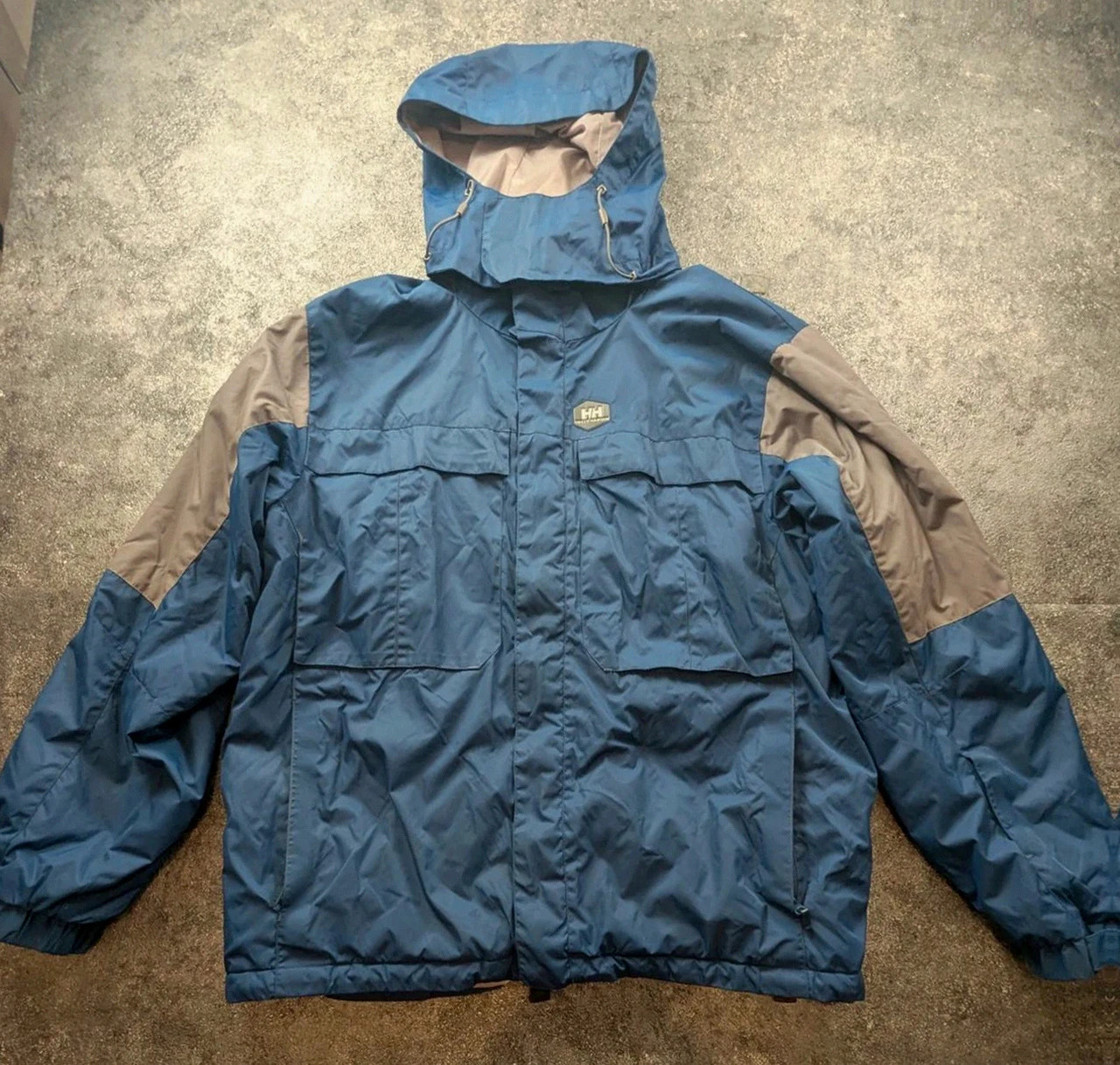 Helly Hansen Veste Technique Imperméable Homme Xl (convient jusqu'à XXL) Bleu Gris Capuche Amovible – Helly Hansen – taille XL 2