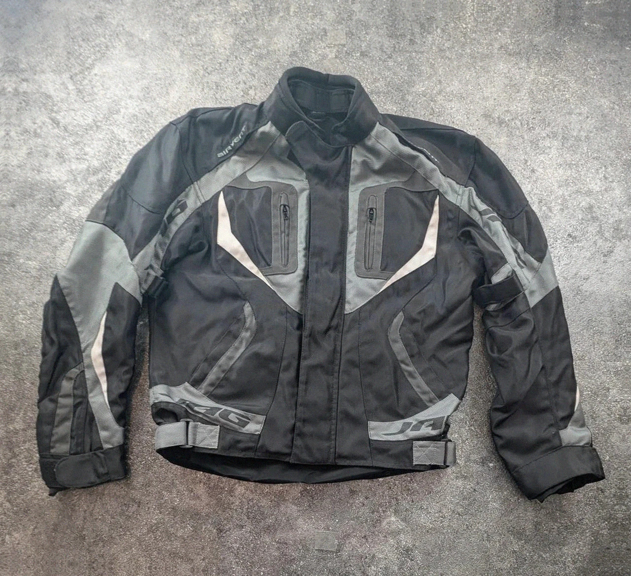 Veste moto Jag Airvent Spider noir gris textile biker touring taille 52/42 L – Spider – taille L 3