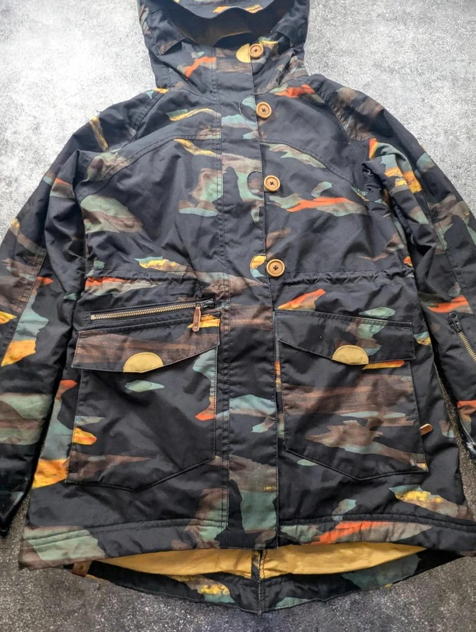 Dc Shoes parka snowboard 15K Waterproof camo 2014 taille M – veste ski technique retro – DC Shoes – taille M 3