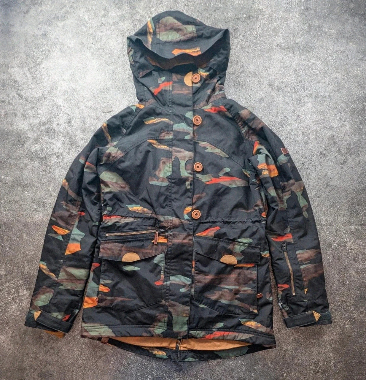 Dc Shoes parka snowboard 15K Waterproof camo 2014 taille M – veste ski technique retro – DC Shoes – taille M 2