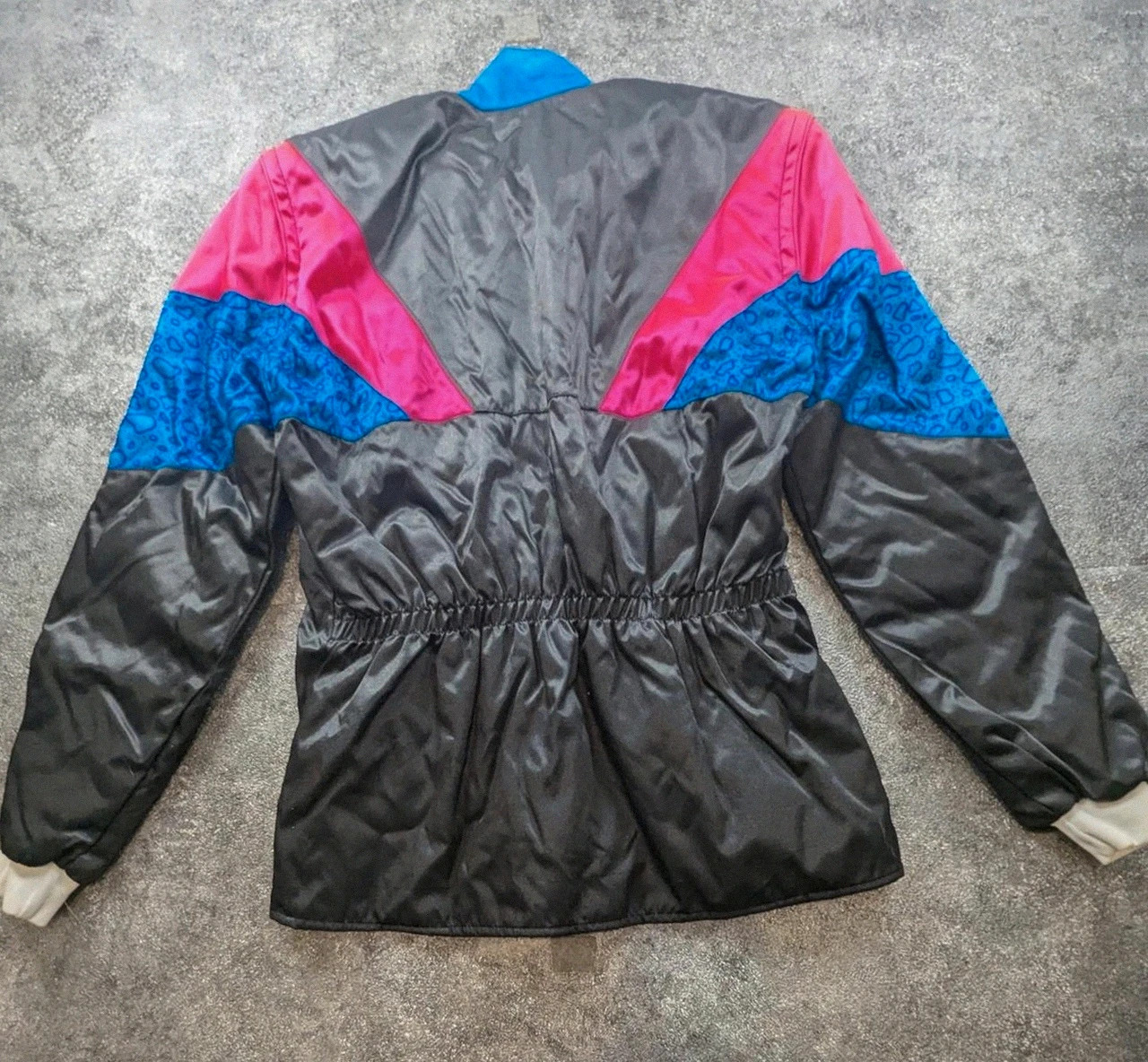 Lindstrands veste technique vintage Made in Finland 80s 90s Crazy Colorblock T50 moto – Vintage Dressing – taille L / 40 / 12 3