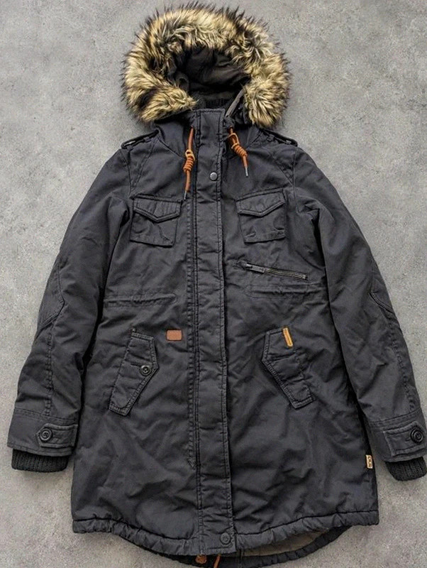 Khujo Steel With Inner Jacket – Parka hiver chaude style militaire utility outdoor taille M