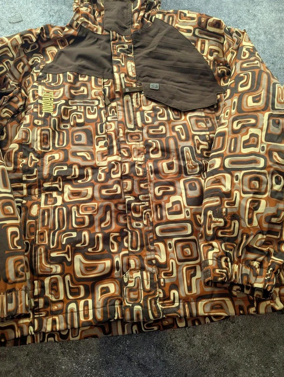 Nugget veste snowboard crazy pattern rétro 10K/10K S/M – pièce exceptionnelle – NUGGET – taille S 3