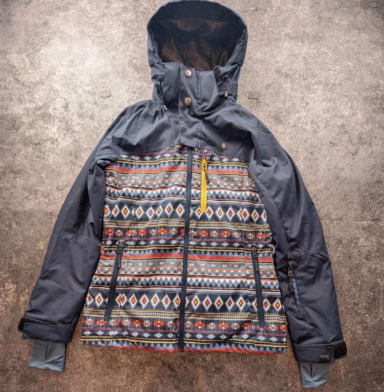 Rehall Reh-tec 10K veste technique outdoor montagne randonnée ski gorpcore M crazy pattern – Rehall – taille M / 38 / 10 2