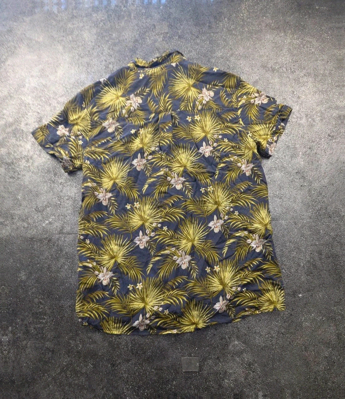 Chemise tropicale hawaïenne S viscose palmier floral vintage dressing 🌴 – Vintage Dressing – taille S 3