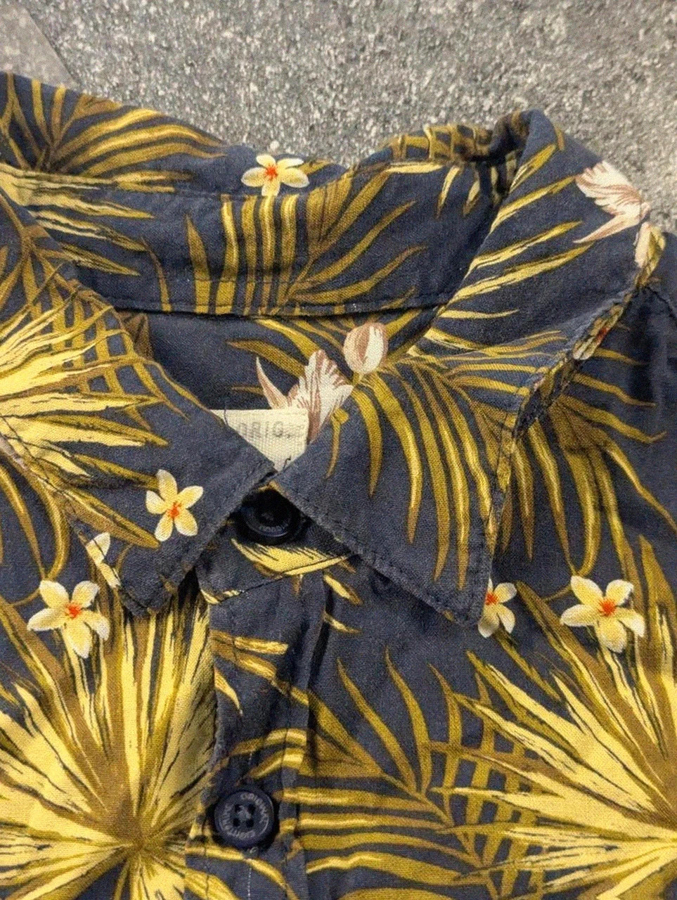 Chemise tropicale hawaïenne S viscose palmier floral vintage dressing 🌴 – Vintage Dressing – taille S 4