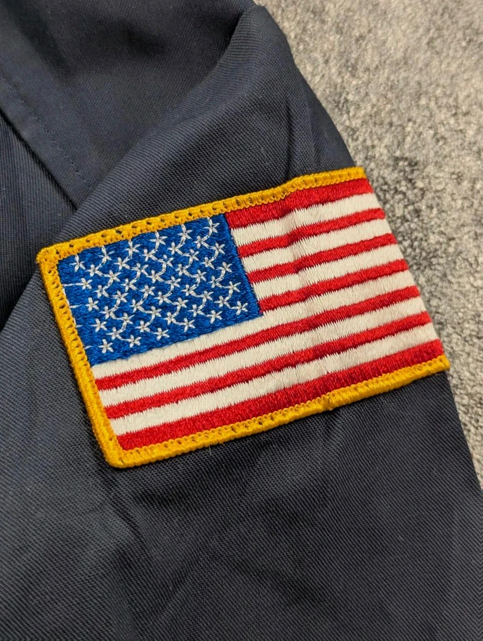 Veste Riverside Workwear Flexbac 42 M Usa Vintage American Flag Patch Martin Brower Company – Riverside – taille M 3