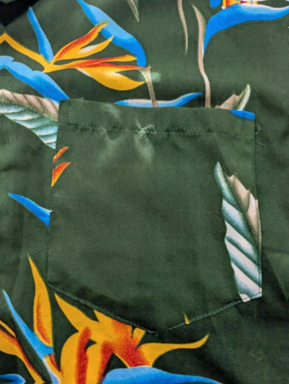 Chemise vintage hawaïenne fleurie tropicale Pacific & Co Y2K polyester homme taille L été surf aloha – Vintage Dressing – taille L 5