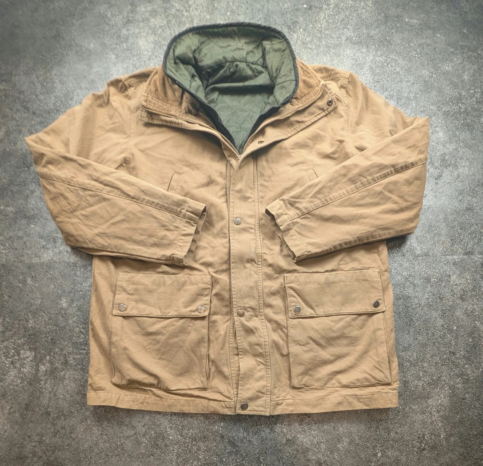 Veste Field Jacket Workwear XXL beige Made in Italy doublure doudoune amovible – WORKWEAR – taille XXL 2