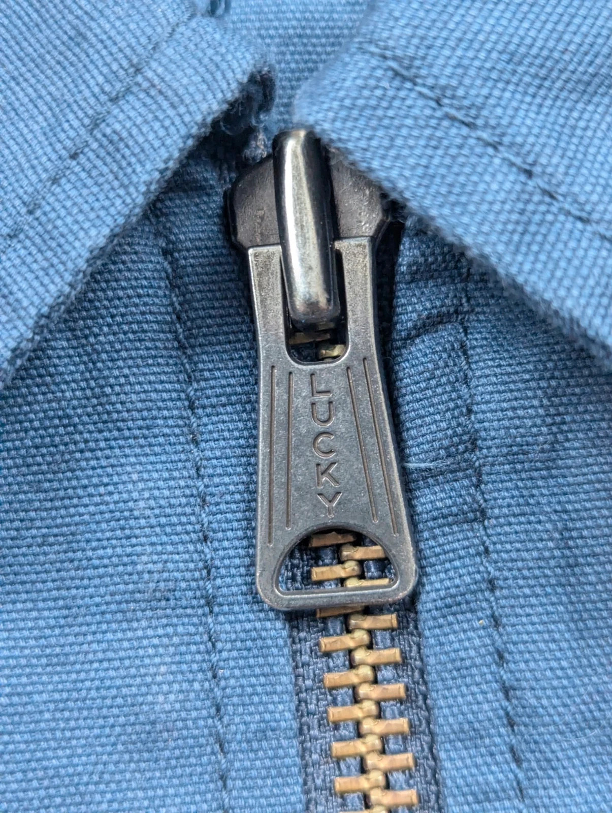 Lucky Brand veste Harrington Workwear Work Jacket Americana bleu pétrole coton XXL XL – Lucky Brand – taille XXL 5