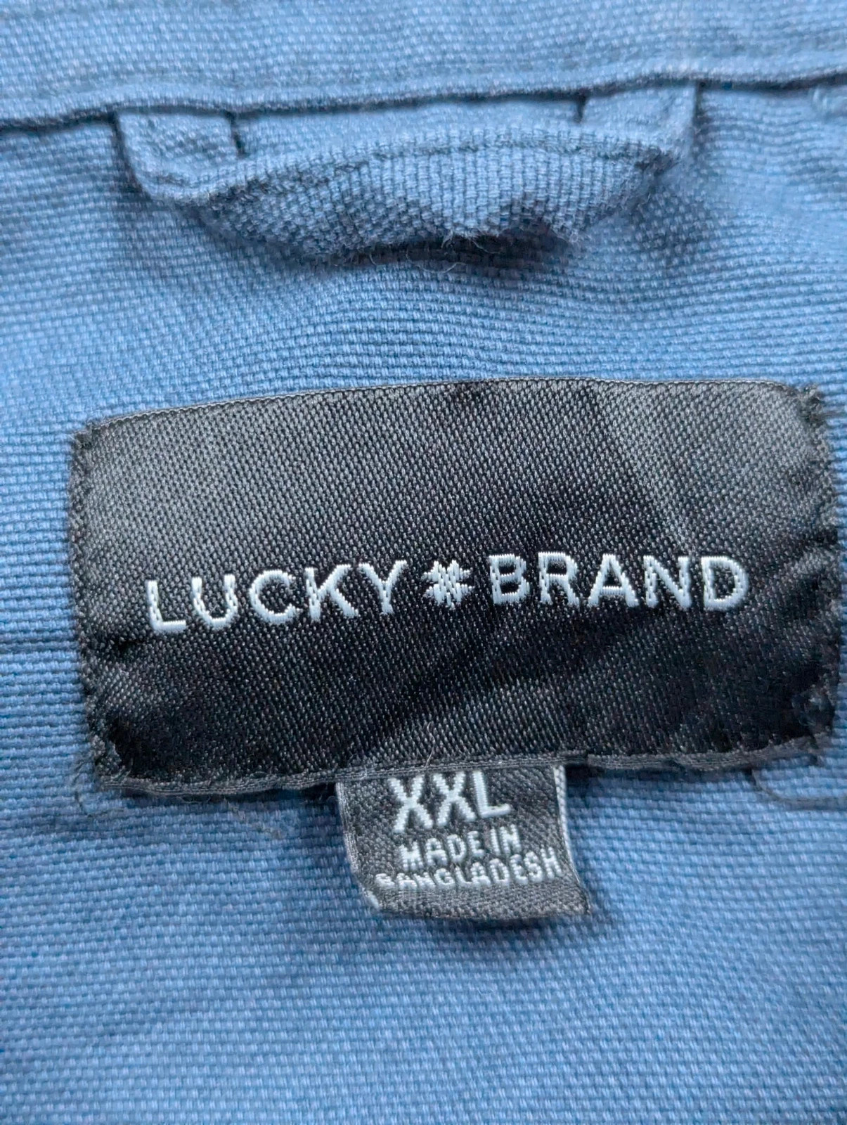 Lucky Brand veste Harrington Workwear Work Jacket Americana bleu pétrole coton XXL XL – Lucky Brand – taille XXL 4