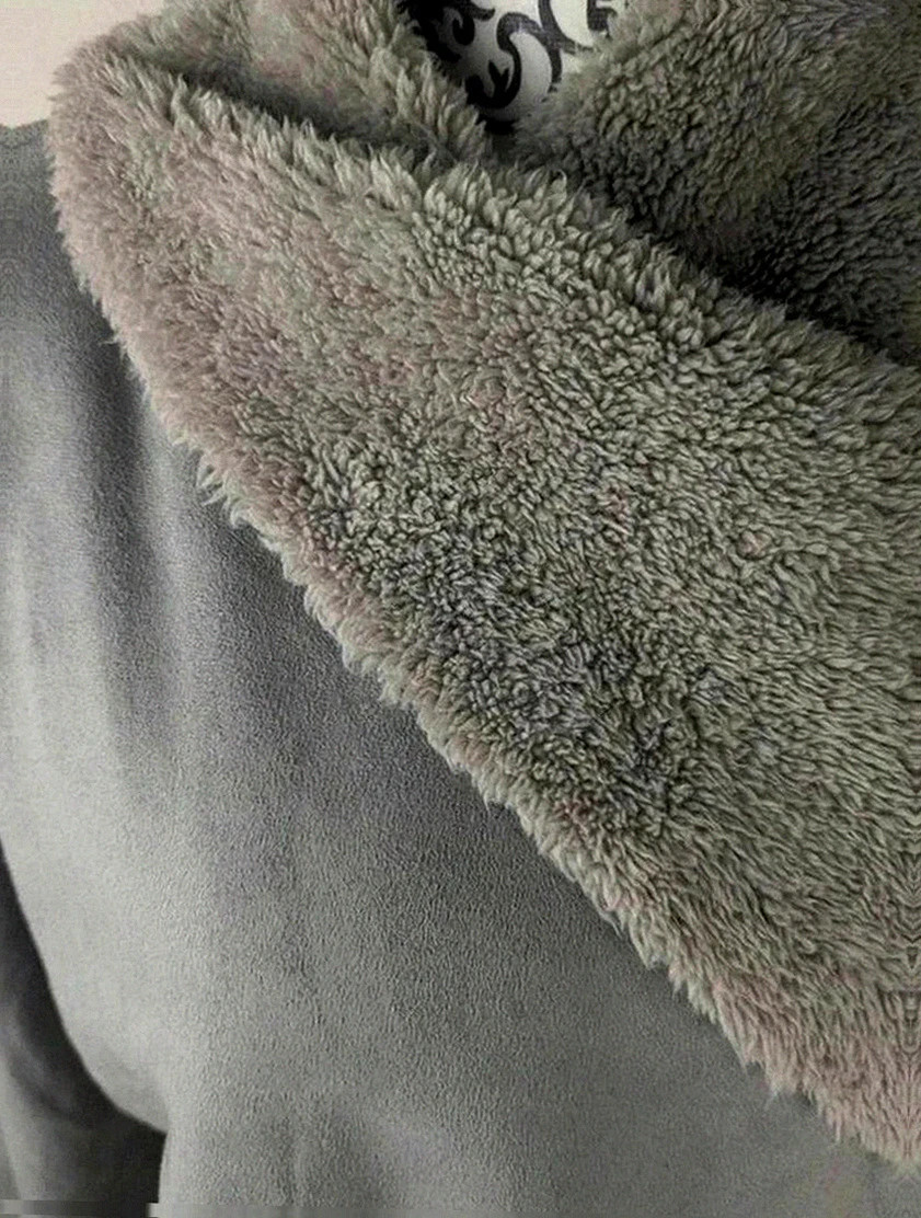 Manteau hivernal Laura di Sarpi très chaud doublé polaire gris pilou pilou – femme – Laura di Sarpi – taille L / 40 / 12 2