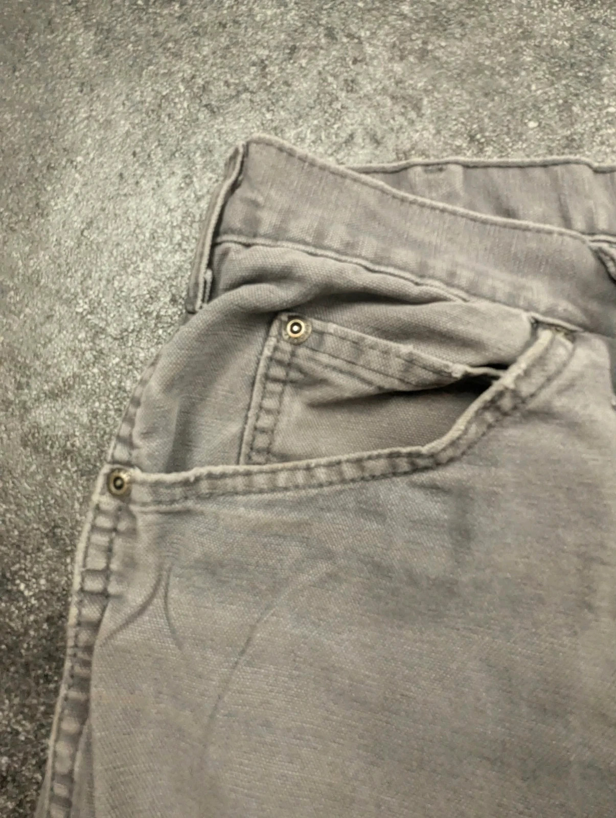 Dickies W34 L30 pantalon workwear distressed thrashed patchs Made in Mexico – Dickies – taille W34 | FR 44 5