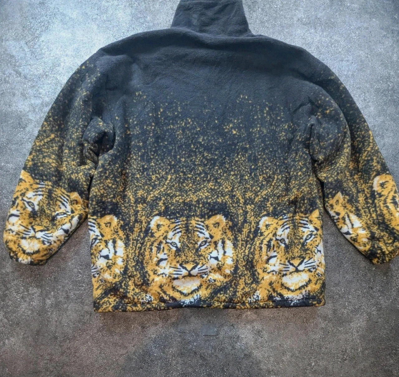 Polaire Vintage Tigre Xxl Épaisse Zippée Fleece Sherpa Animal Print 90s Y2K – Vintage Dressing – taille XXL 3