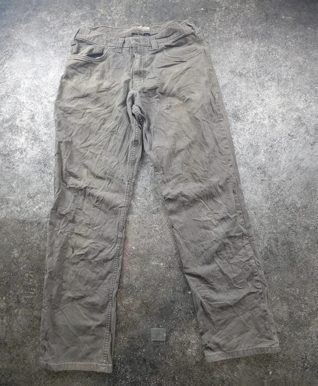 Carhartt Carpenter Workwear Gris Faded Relaxed Fit W32 L32 Pantalon Cargo Utility Homme M – Carhartt – taille M 3