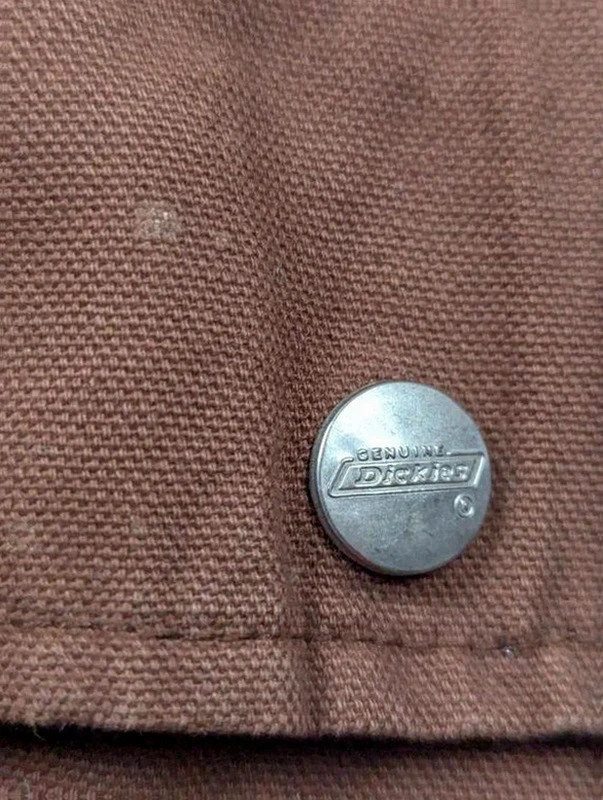 Dickies veste workwear vintage marron canvas doublée capuche XXL oversize – Dickies – taille XXL 5