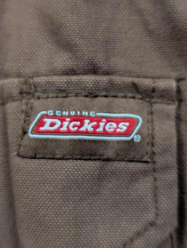 Dickies veste workwear vintage marron canvas doublée capuche XXL oversize – Dickies – taille XXL 4
