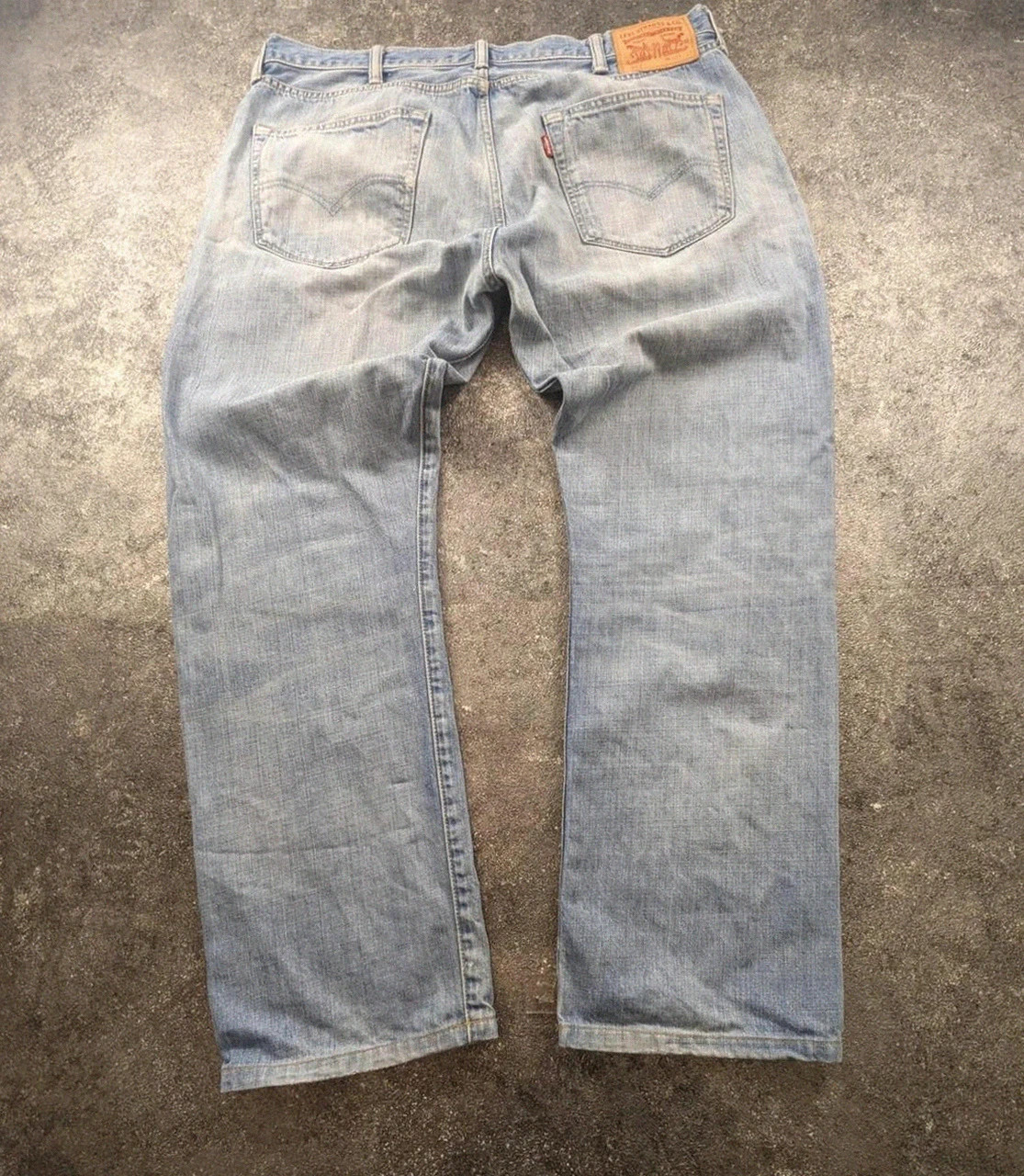 Jean Levi’s 501 W38 L32 straight fit denim vintage bleu clair coupe droite workwear streetwear rétro – Levi Strauss & Co. – taille W38 | FR 48 3