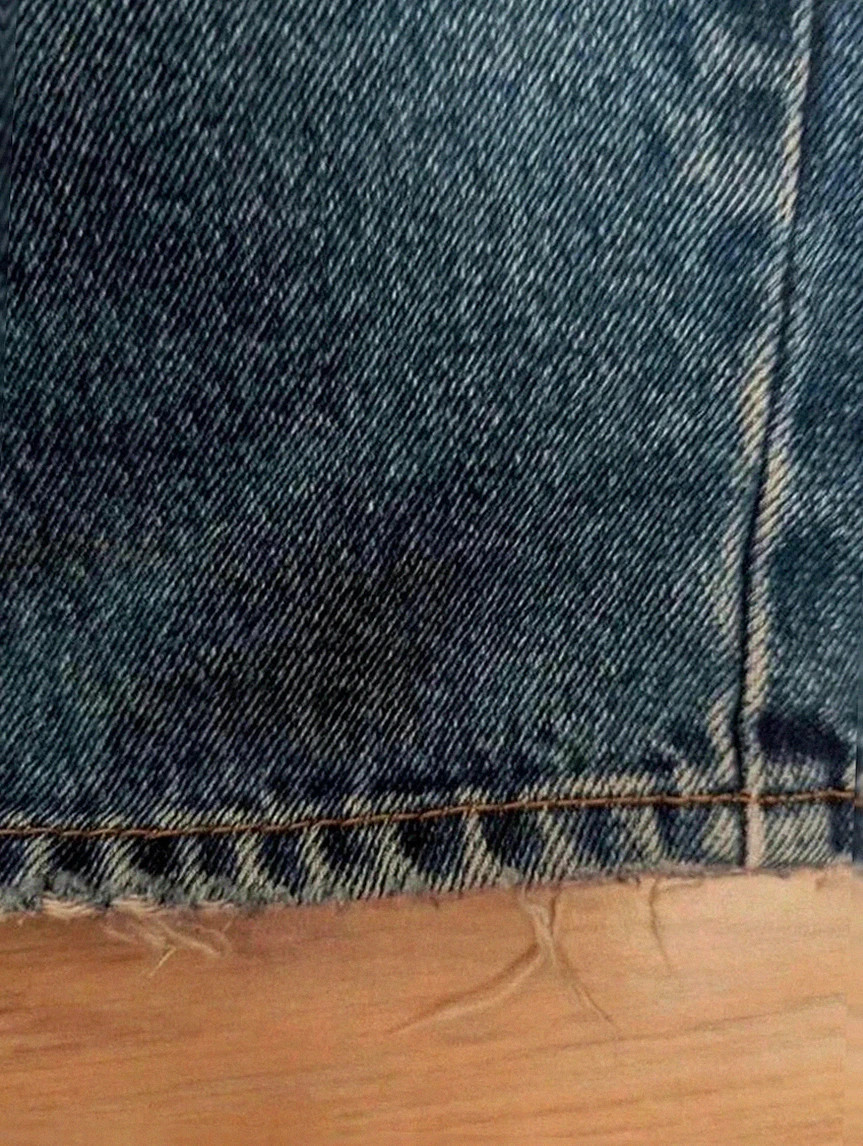 Jean workwear vintage en denim bleu – coupe droite authentique taille 50 – WORKWEAR – taille L 5