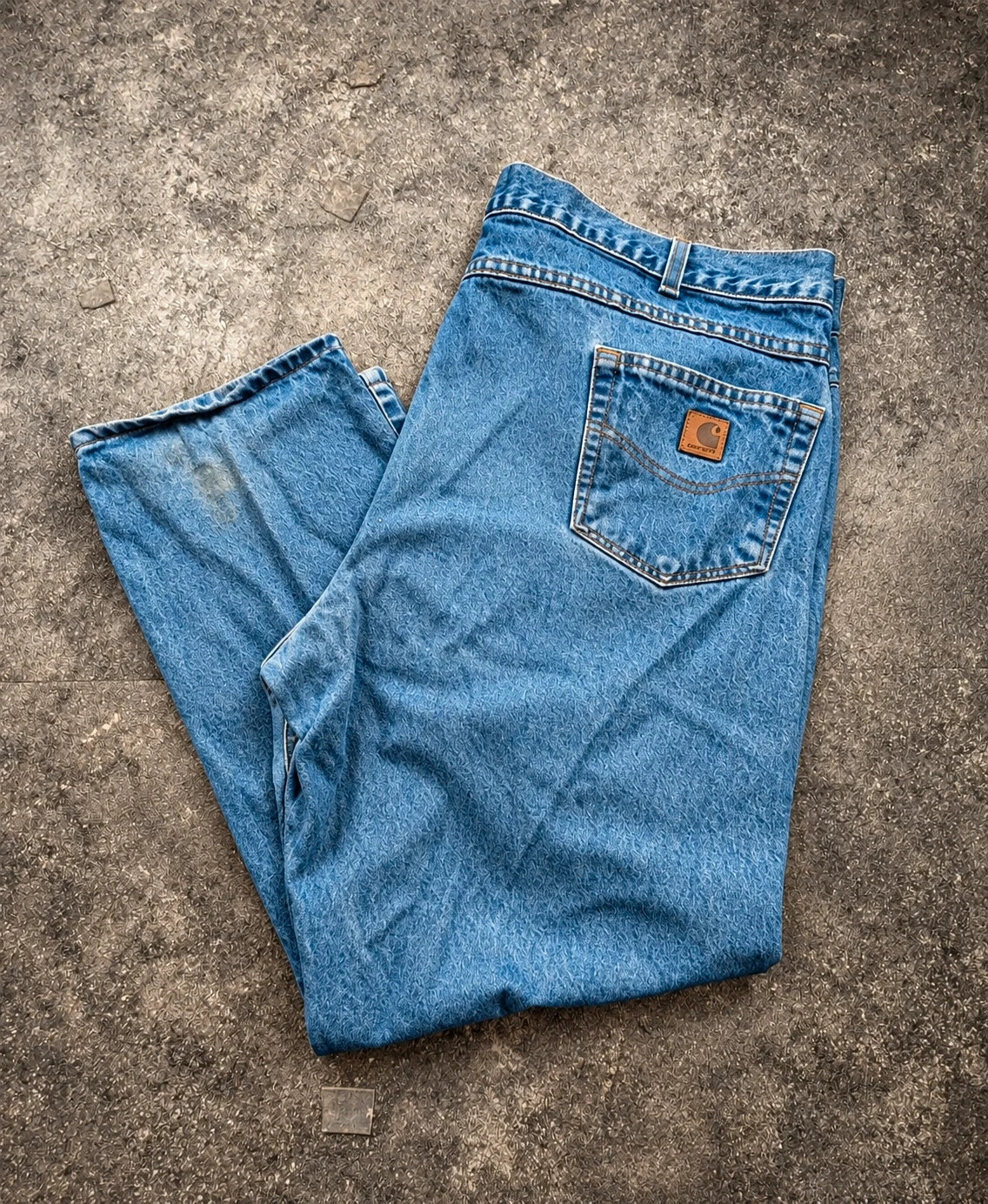 Carhartt B18 DST 46x30 jean vintage Traditional Fit workwear denim