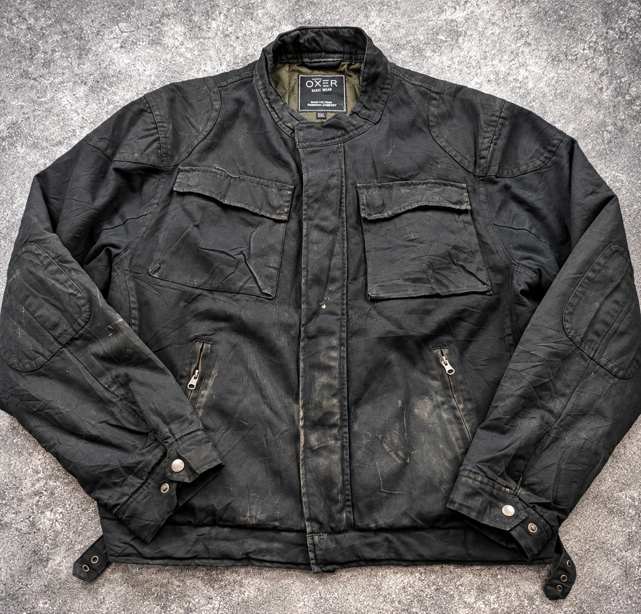 OXER Basic Wear veste Field Utility Workwear noire patinée XXL / XL