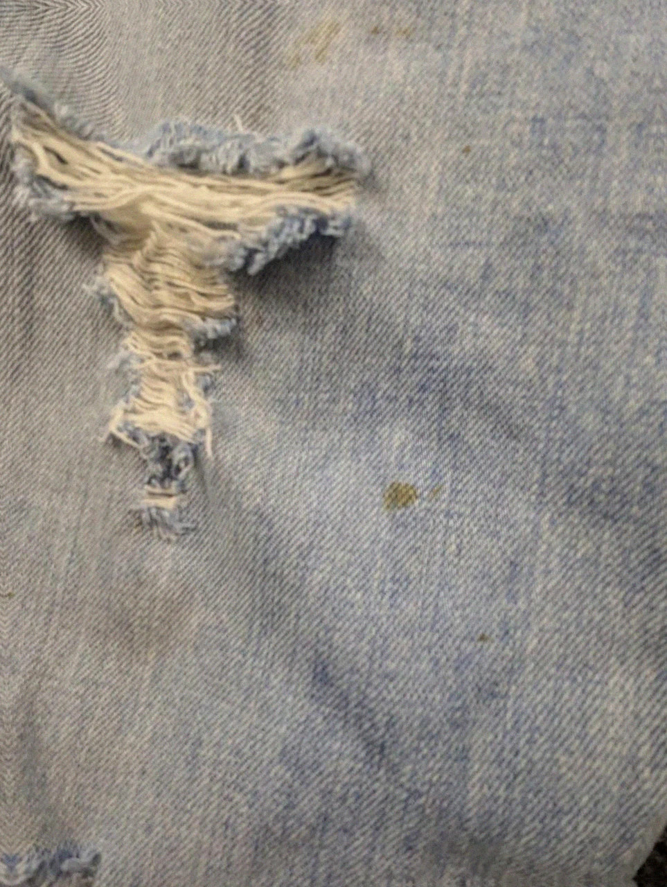Jean Levi’s 501 W31 L32 denim clair workwear destroy straight fit vintage – Levi's – taille M / 38 / 10 4