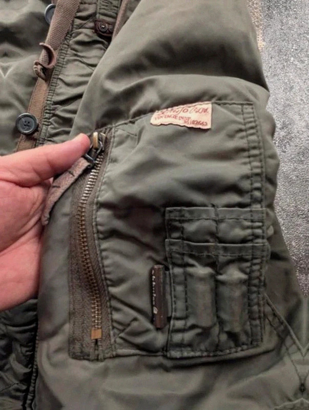Khujo Patrick II parka vintage kaki militaire utility workwear taille M – khujo – taille M 5