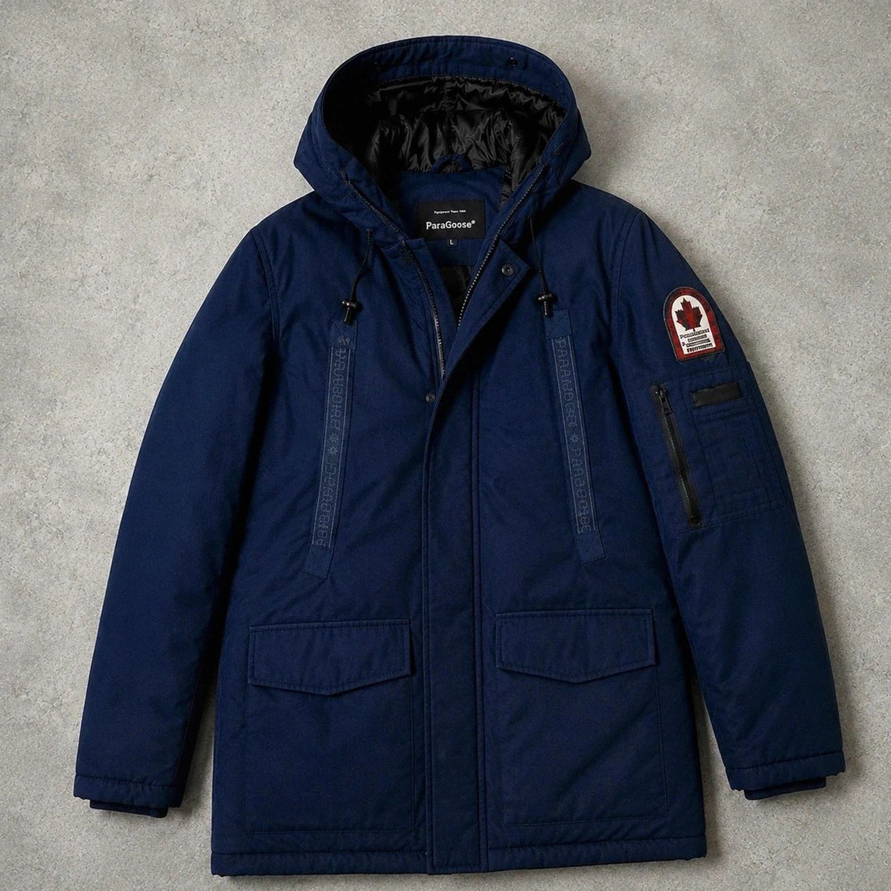 ParaGoose parka Outdoor Expedition L bleu marine – veste hiver technique Gorpcore Utility