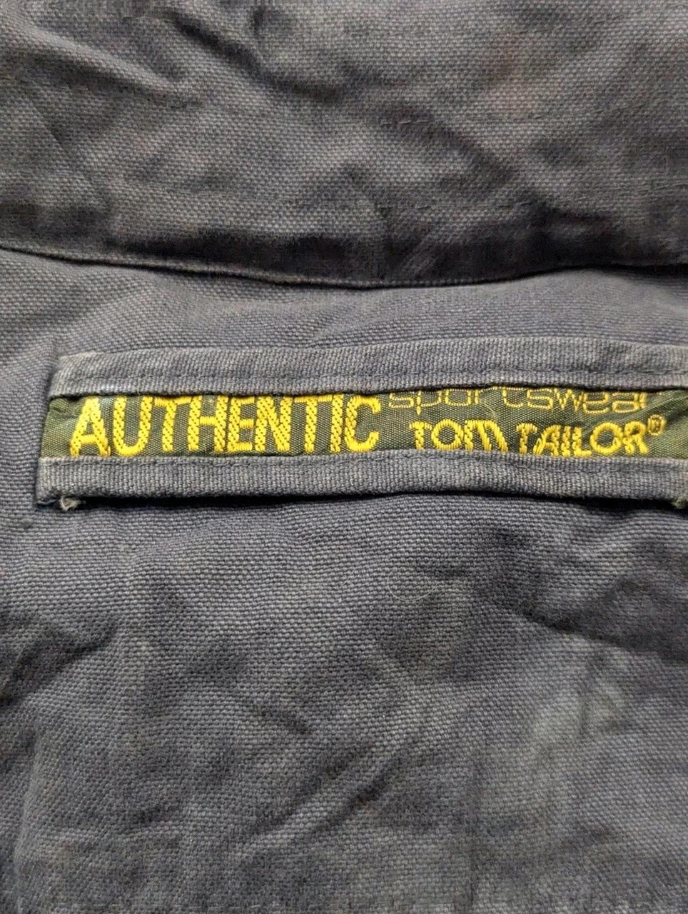 Veste Tom Tailor Vintage Field Jacket Workwear Utility Col Velours M – WORKWEAR – taille M 3